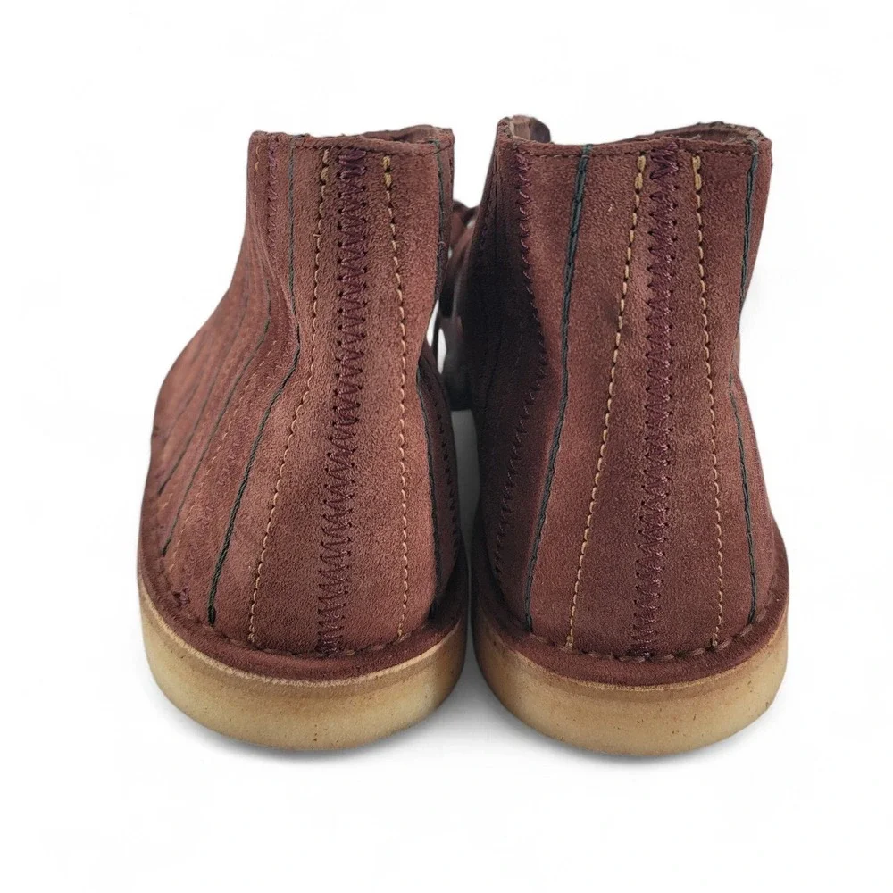 Clarks Mens 12 Desert Boot Suede Brown Chukka‎ Casual Classic Crepe Sole